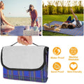 60" x 78" Foldable Waterproof Picnic Blanket with Strap by DailySale