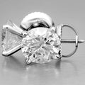6.00 Ct Certified F VS2 Round Lab Grown Diamond 18K Stud Earrings by DailySale