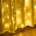 600 LED 9.8 x 19.6 FT. LED Curtain Lights with 8 Light Modes and Memory Function by DailySale