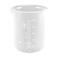 Polypropylene Beaker, 500 mL by Pasteur Pharmacy