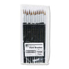 Charles Leonard Artist Brush, Size 8, Camel Hair, Round Profile, 12/Pack