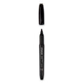 Universal Pen-Style Permanent Marker, Fine Bullet Tip, Black, Dozen