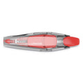 Universal Retractable Pen Style Correction Tape, Transparent Gray/Red Applicator, 0.2" x 236", 4/Pack