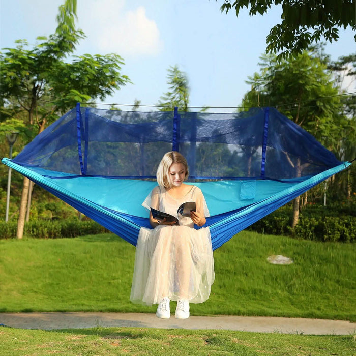 600lbs Load 2 Persons Hammock with Mosquito Net by DailySale