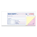 Adams Receipt Book, Three-Part Carbonless, 2.75 x 7.19, 1/Page, 50 Forms