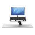 Fellowes Lotus RT Sit-Stand Workstation, 48" x 30" x 42.2" to 49.2", Black