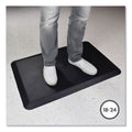 deflecto Anti-Fatigue Mat, 24 x 18, Black