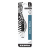 Zebra F-Refill for Zebra F-Series Ballpoint Pens, Bold Conical Tip, Black Ink, 2/Pack