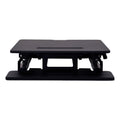 Alera AdaptivErgo Two-Tier Sit-Stand Lifting Workstation, 26.75" x 31" x 5.88" to 19.63", Black