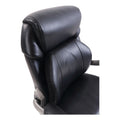 SertaPedic Cosset Mid-Back Executive Chair, Supports Up to 275 lb, 18.5" to 21.5" Seat Height, Black Seat/Back, Slate Base