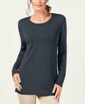 JM Collection Women's Studded-Cuff Sweater by Vanessa Jane