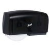 Scott Essential Coreless Twin Jumbo Roll Tissue Dispenser, 20 x 6 x 11, Black