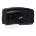 Scott Essential Coreless Twin Jumbo Roll Tissue Dispenser, 20 x 6 x 11, Black