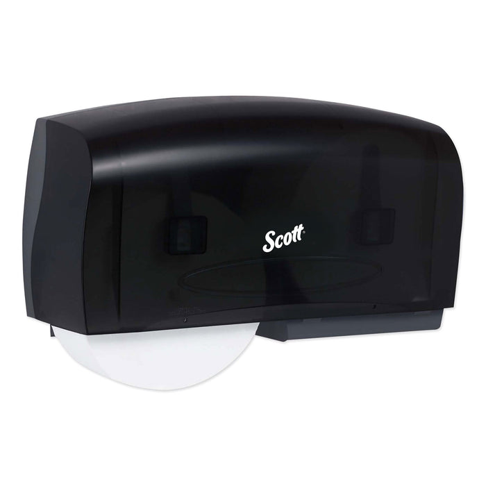 Scott Essential Coreless Twin Jumbo Roll Tissue Dispenser, 20 x 6 x 11, Black