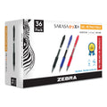Zebra Sarasa Dry Gel X20 Gel Pen, Retractable, Medium 0.7 mm, Assorted Ink and Barrel Colors, 36/Pack