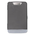 Universal Storage Clipboard with Pen Compartment, 0.5" Clip Capacity, Holds 8.5 x 11 Sheets, Black