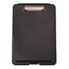 Universal Storage Clipboard, 0.5" Clip Capacity, Holds 8.5 x 11 Sheets, Black