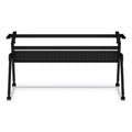 Alera Flip and Nest Table Base, 55.88w x 23.63d x 28.5h, Black