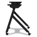 Alera Flip and Nest Table Base, 55.88w x 23.63d x 28.5h, Black