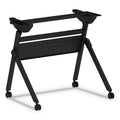 Alera Flip and Nest Table Base, 32.25w x 23.63d x 28.5h, Black