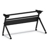 Alera Flip and Nest Table Base, 55.88w x 23.63d x 28.5h, Black