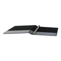 Universal Deluxe Round Ring View Binder, 3 Rings, 1" Capacity, 11 x 8.5, Black