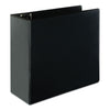 Universal Slant D-Ring View Binder, 3 Rings, 5" Capacity, 11 x 8.5, Black