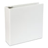Universal Slant D-Ring View Binder, 3 Rings, 4" Capacity, 11 x 8.5, White