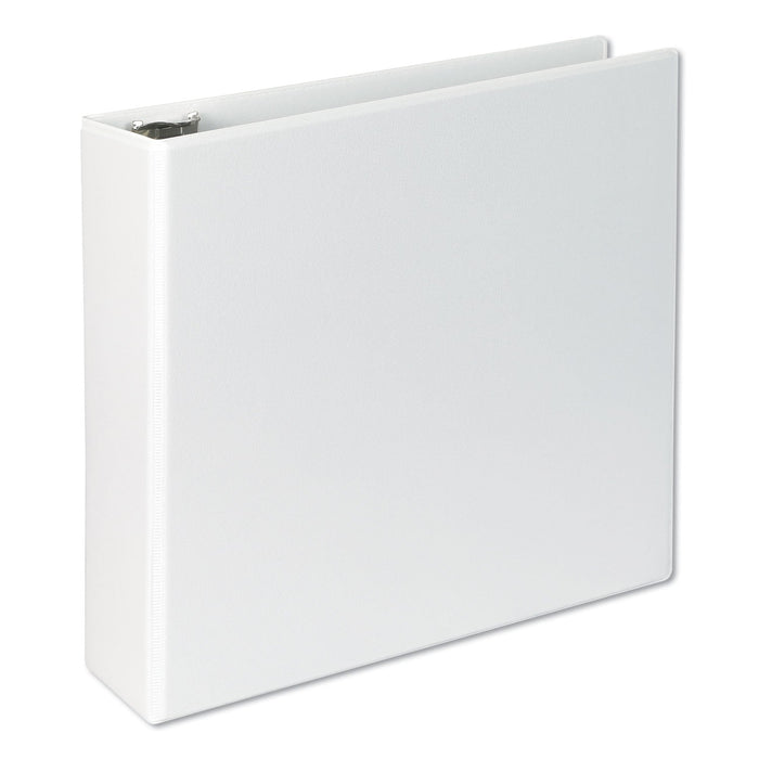Universal Slant D-Ring View Binder, 3 Rings, 3" Capacity, 11 x 8.5, White