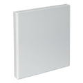 Universal Slant D-Ring View Binder, 3 Rings, 1" Capacity, 11 x 8.5, White, 4/Pack