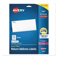 Avery Easy Peel White Address Labels w/ Sure Feed Technology, Laser Printers, 0.5 x 1.75, White, 80/Sheet, 25 Sheets/Pack