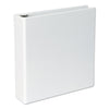 Universal Slant D-Ring View Binder, 3 Rings, 2" Capacity, 11 x 8.5, White