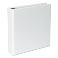 Universal Slant D-Ring View Binder, 3 Rings, 2" Capacity, 11 x 8.5, White