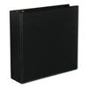 Universal Slant D-Ring View Binder, 3 Rings, 3" Capacity, 11 x 8.5, Black
