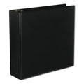 Universal Slant D-Ring View Binder, 3 Rings, 3" Capacity, 11 x 8.5, Black