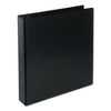 Universal Deluxe Round Ring View Binder, 3 Rings, 1.5" Capacity, 11 x 8.5, Black