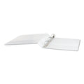 Universal Deluxe Round Ring View Binder, 3 Rings, 1.5" Capacity, 11 x 8.5, White