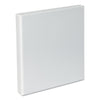 Universal Slant D-Ring View Binder, 3 Rings, 1" Capacity, 11 x 8.5, White