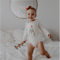 graphic bodysuit | holiday penguin (long sleeve) by Finn + Emma