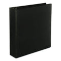 Universal Slant D-Ring View Binder, 3 Rings, 2" Capacity, 11 x 8.5, Black