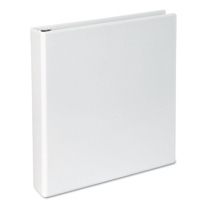 Universal Slant D-Ring View Binder, 3 Rings, 1.5" Capacity, 11 x 8.5, White