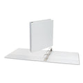 Universal Deluxe Round Ring View Binder, 3 Rings, 1.5" Capacity, 11 x 8.5, White