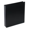 Universal Deluxe Round Ring View Binder, 3 Rings, 2" Capacity, 11 x 8.5, Black