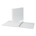 Universal Slant D-Ring View Binder, 3 Rings, 1" Capacity, 11 x 8.5, White