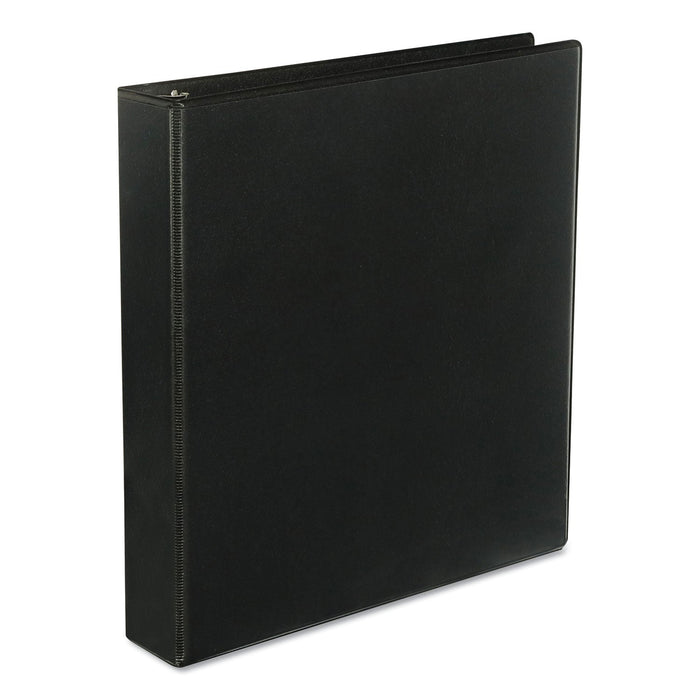 Universal Slant D-Ring View Binder, 3 Rings, 1.5" Capacity, 11 x 8.5, Black