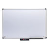 Smead Justick by Smead Dry-Erase Board with Frame, 36" x 24", White