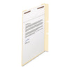 Smead Self-Adhesive Folder Dividers for Top/End Tab Folders with 2-Prong Fasteners, Letter Size, Manila, 100/Box