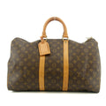 Louis Vuitton Monogram Canvas Brown Keepall 45 Boston Bag #6027 by Bolt Boutique