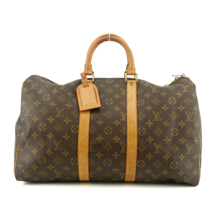 Louis Vuitton Monogram Canvas Brown Keepall 45 Boston Bag #6027 by Bolt Boutique