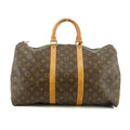 Louis Vuitton Monogram Canvas Brown Keepall 45 Boston Bag #6027 by Bolt Boutique